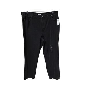 And Now This High-Rise Straight Leg Black Jeans Womens Size 18W NWT